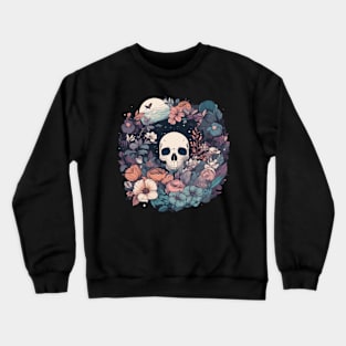 bones and vintage botany Crewneck Sweatshirt